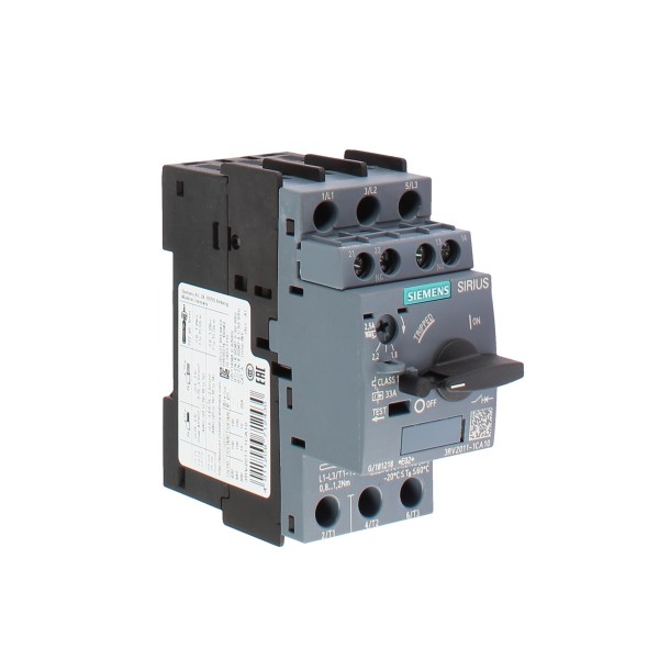 Siemens 3rv20111ca10 circuit breaker s00 1.8...2.5a